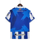 Camisa Real Sociedad I 22/23 Macron - Branco e Azul