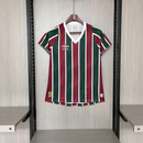 Camisa Fluminense I 24/25 Feminina - Umbro - Vermelha e Verde